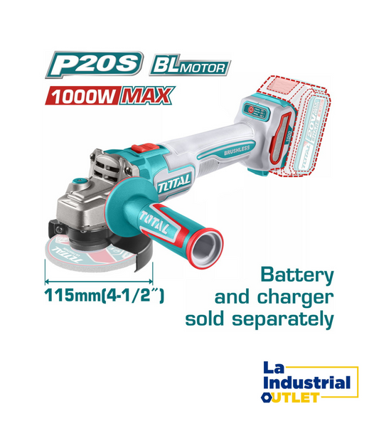 ESMERIL ANGULAR INAL 20V 115MM 1000W TOT