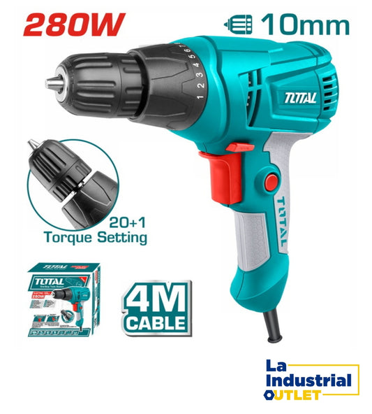 TALADRO ELECTRICO 280W 10MM TOTAL