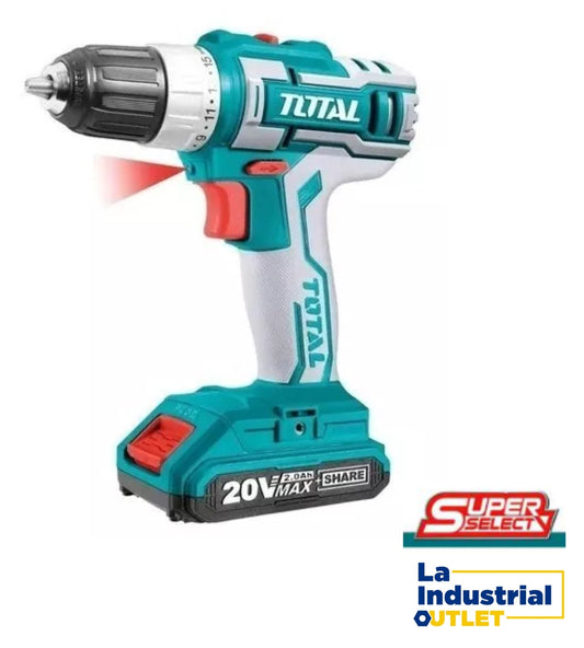 TALADRO INALAMBRICO LITIO-ION 10MM 20V TOTAL