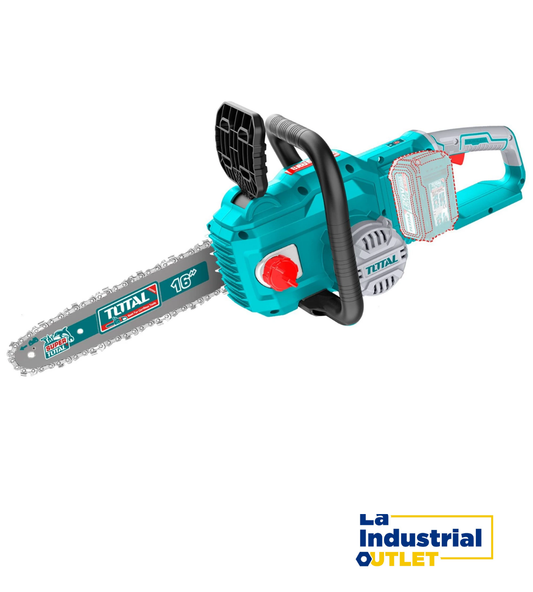 MOTOSIERRA INALAMBRICA 16 PULGD SIN CARGADOR Y BATERÍA 20V TOTAL