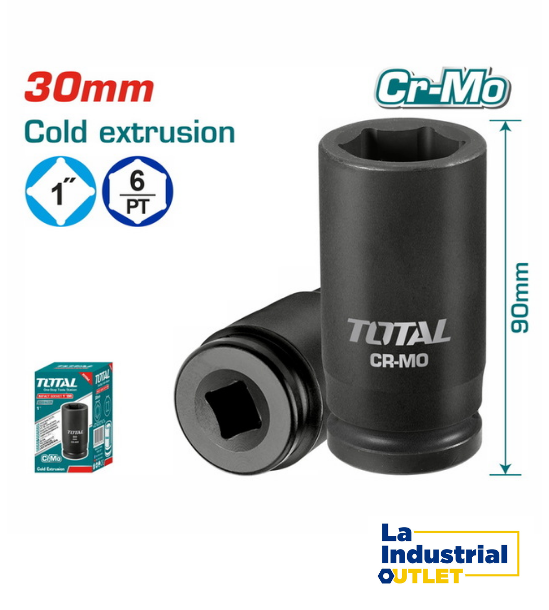 DADO DE IMPACTO 1´DR. 30MM TOTAL