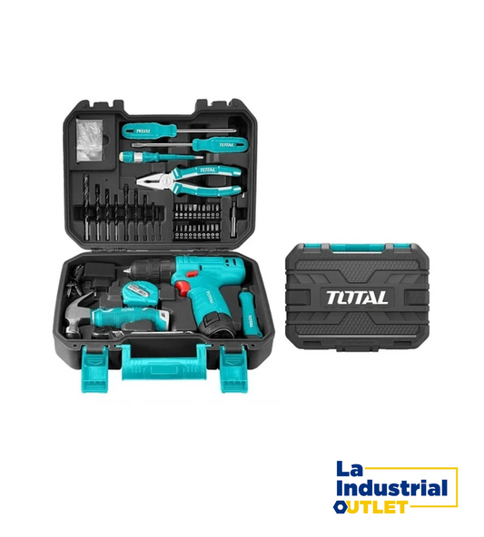 SET DESTRONILLADOR INALAMBRICO 12V 81PCS