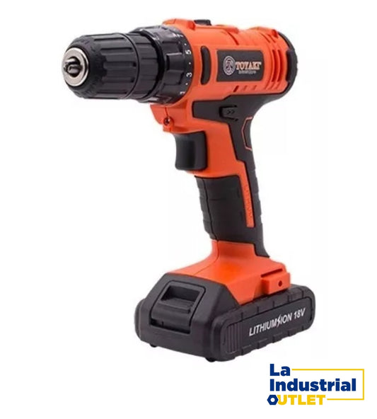 TALADRO RECARGABLE 18V LITIO TOYAKI