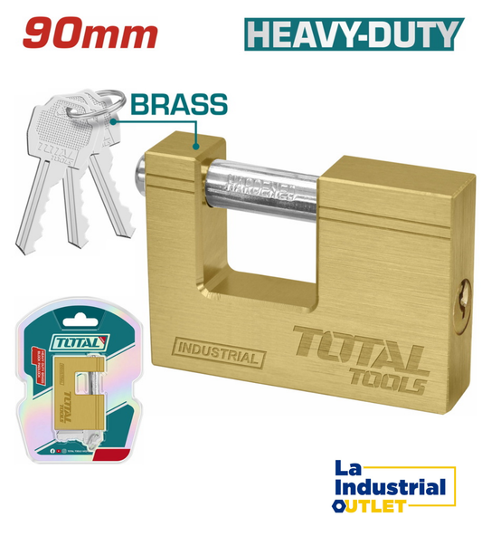 CANDADO JUMBO DE BRONCE 90MM TOTAL