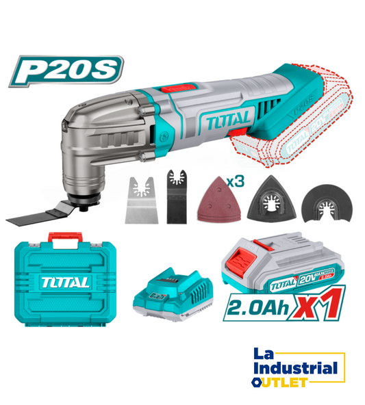 HERRAMIENTA MULTIUSO INALAMBRICO 20V TOT