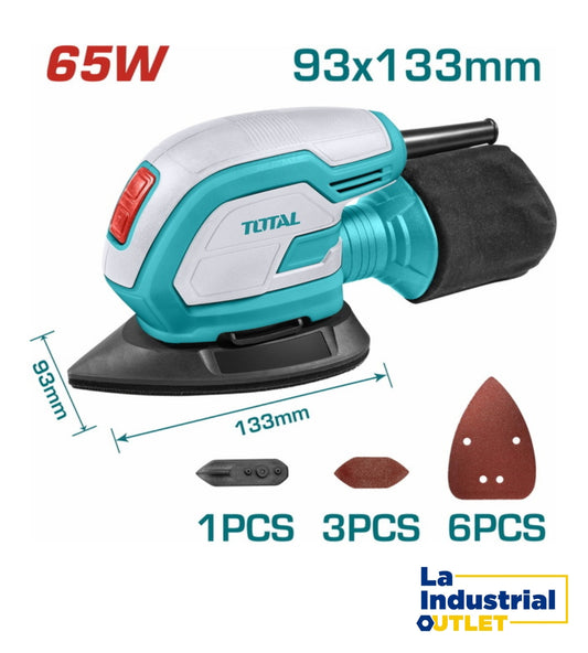 LIJADORA ORBITAL DE PALMA 65W 93MMX133MM TOTAL