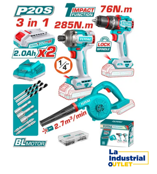 KIT TALADRO IMAPACT+ATORNILLADOR IMPACT+