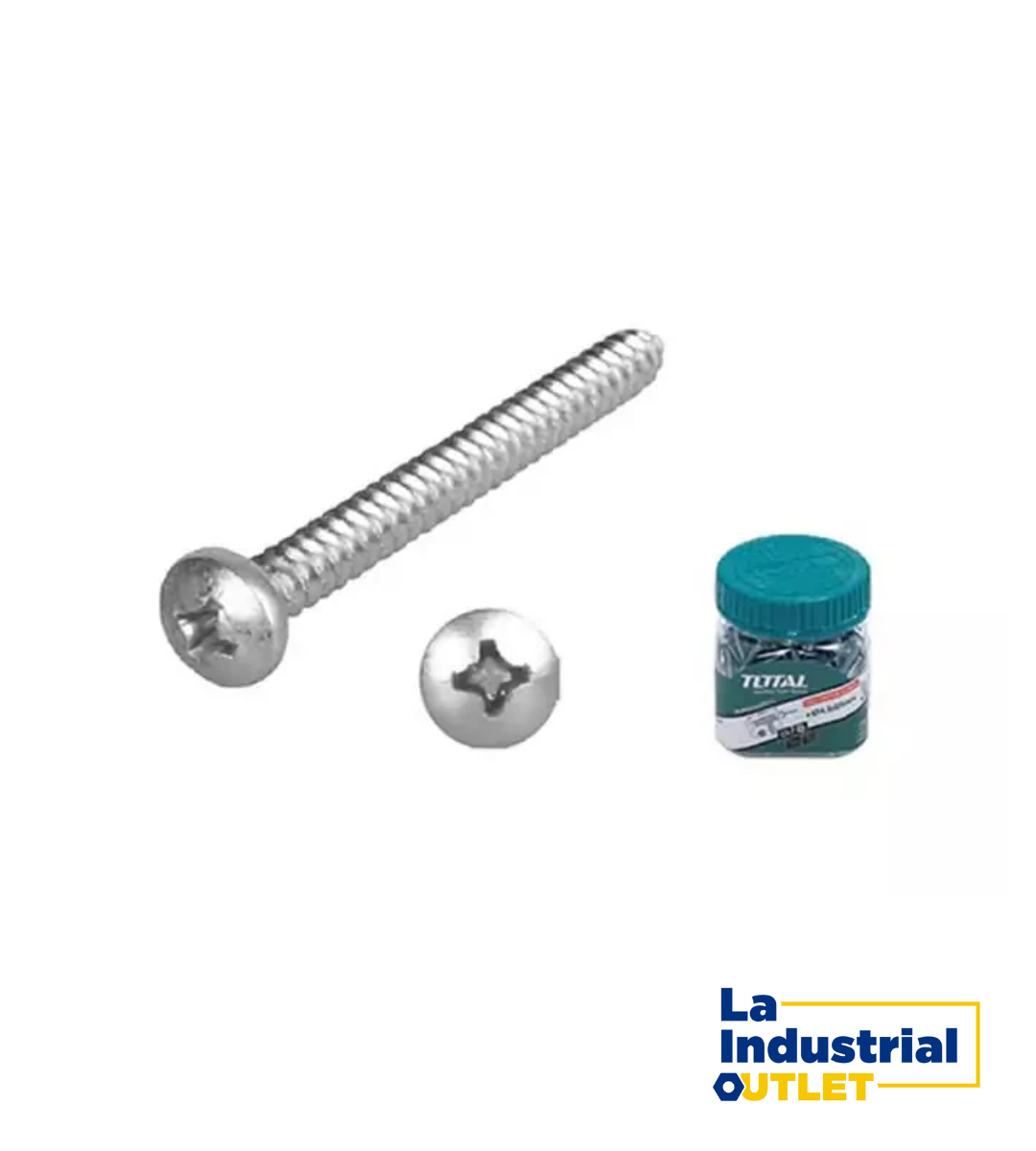 TORNILLO ROSCALATA 180PCS ST4.2X25MM TOTAL